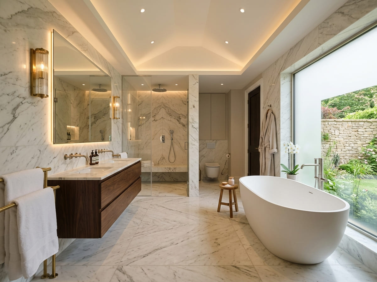 Custom Bathroom Renovation in Washington